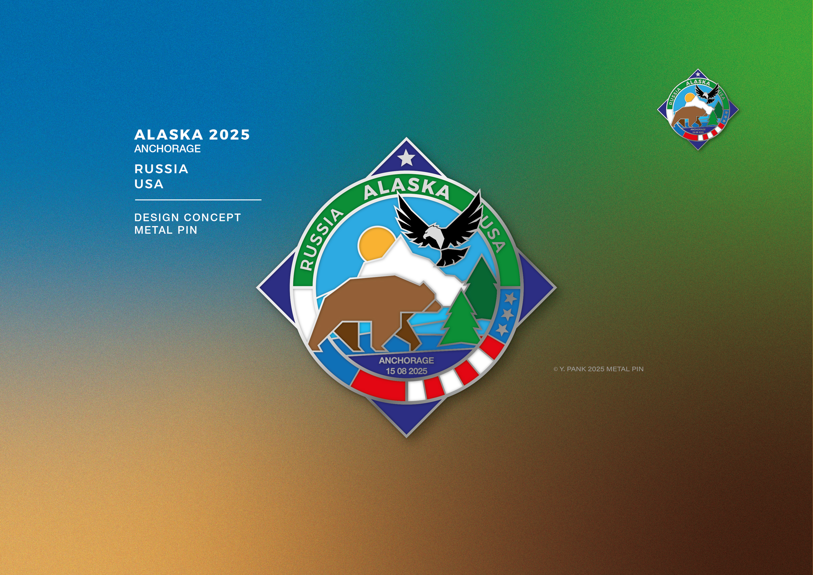 Putin and Trunp. Alaska. 2025